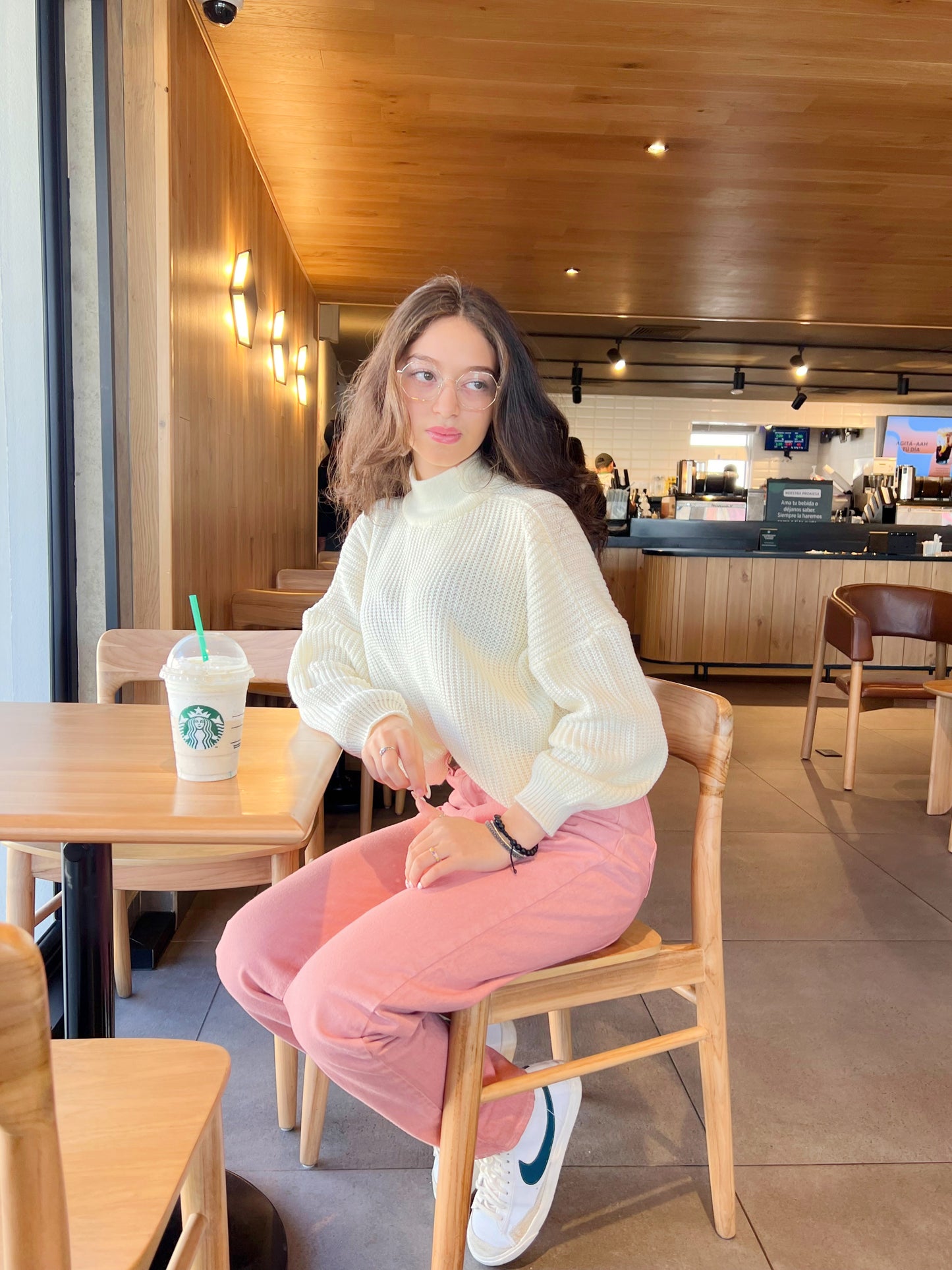 Pantalón estilo Mom jeans ¡Tonalidad Palo Rosa!