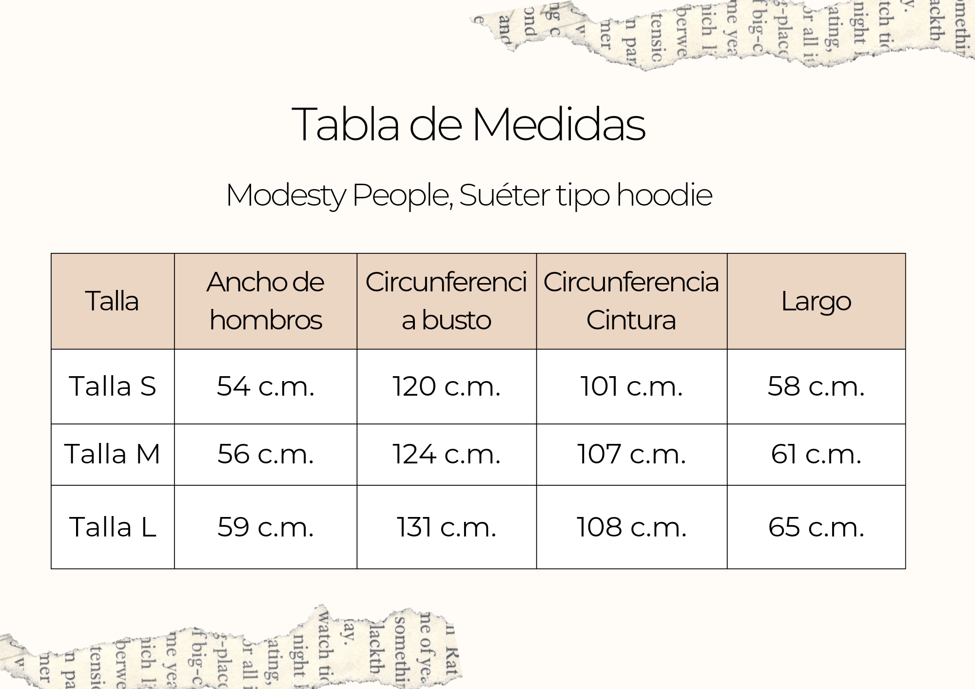 tallas