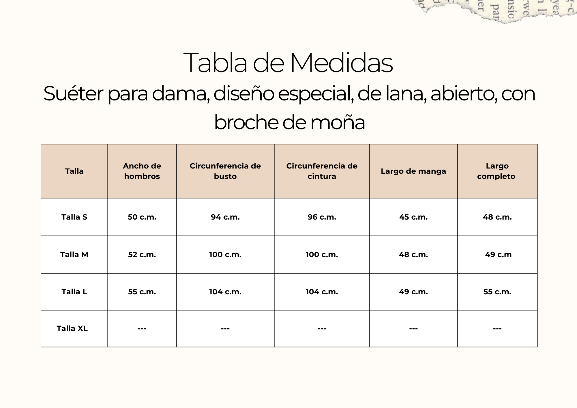 tallas