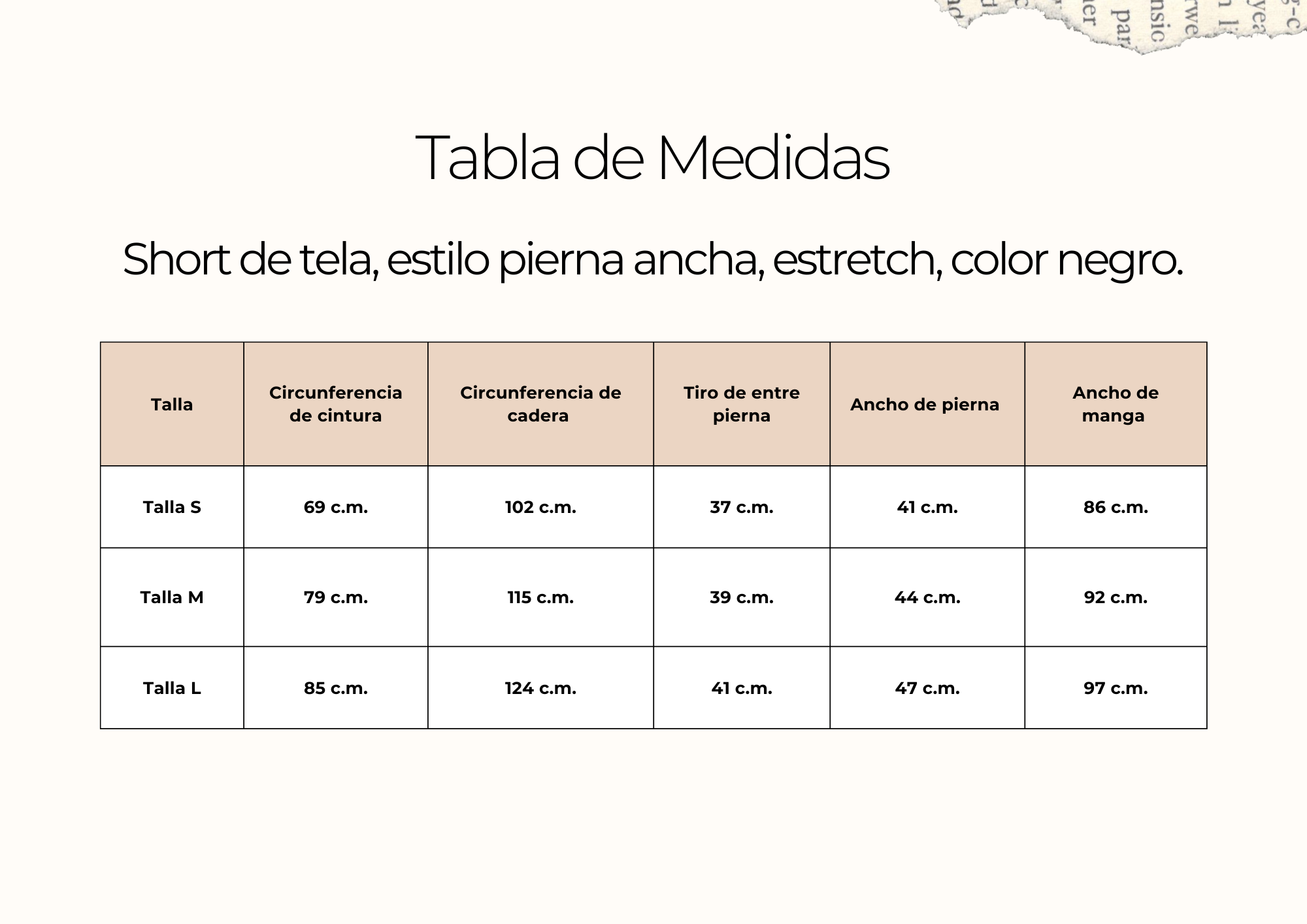 tallas