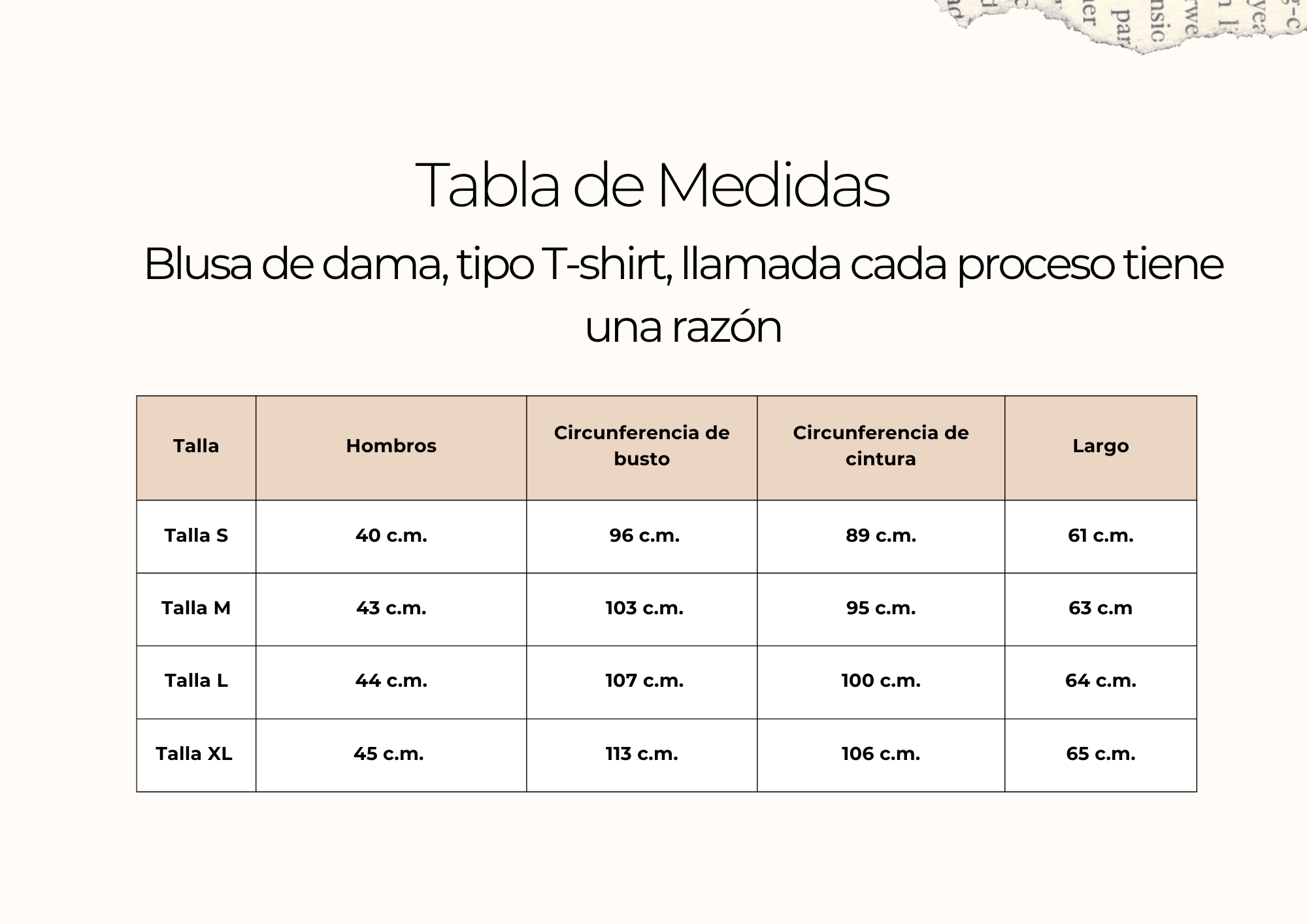 tallas