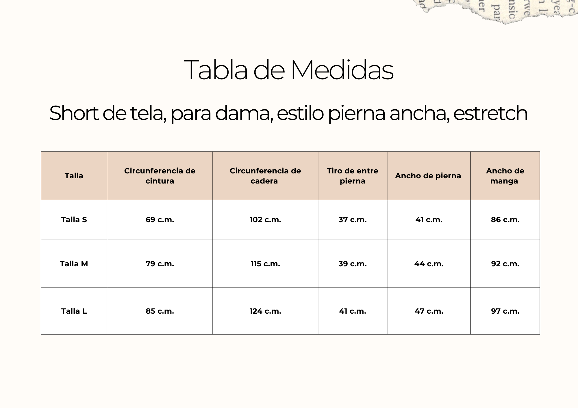 tallas