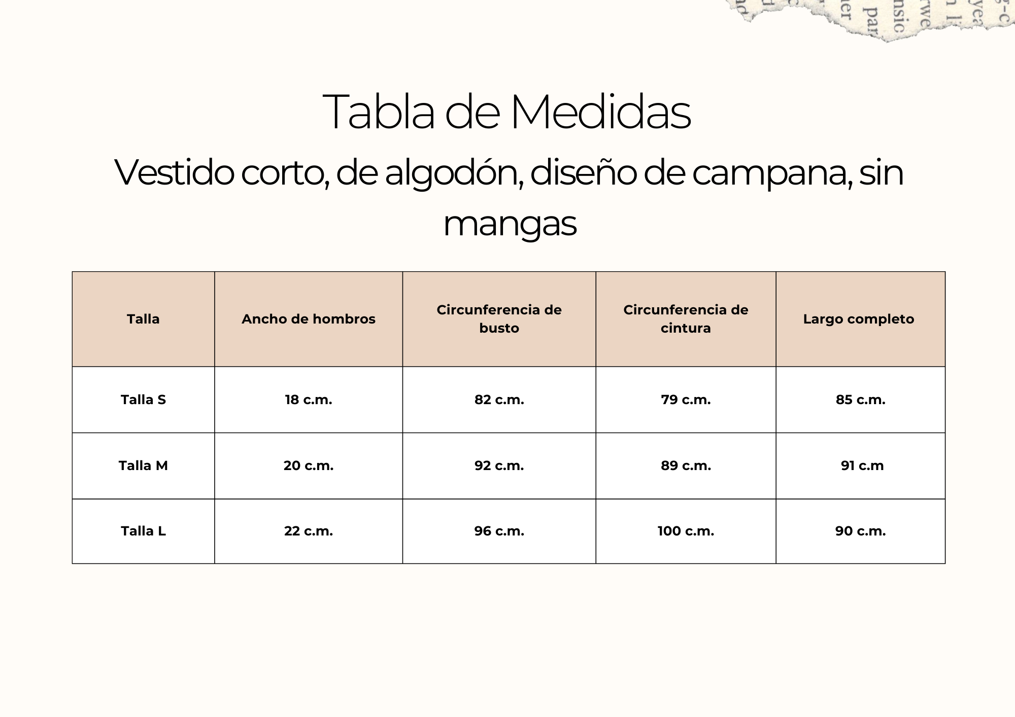 tallas