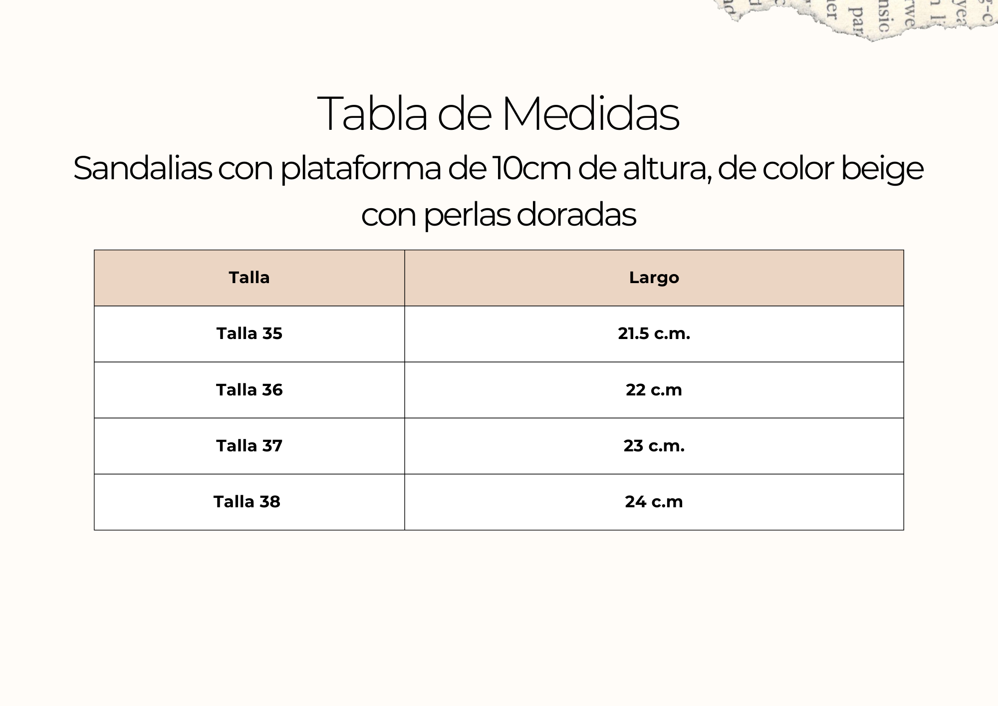 tallas
