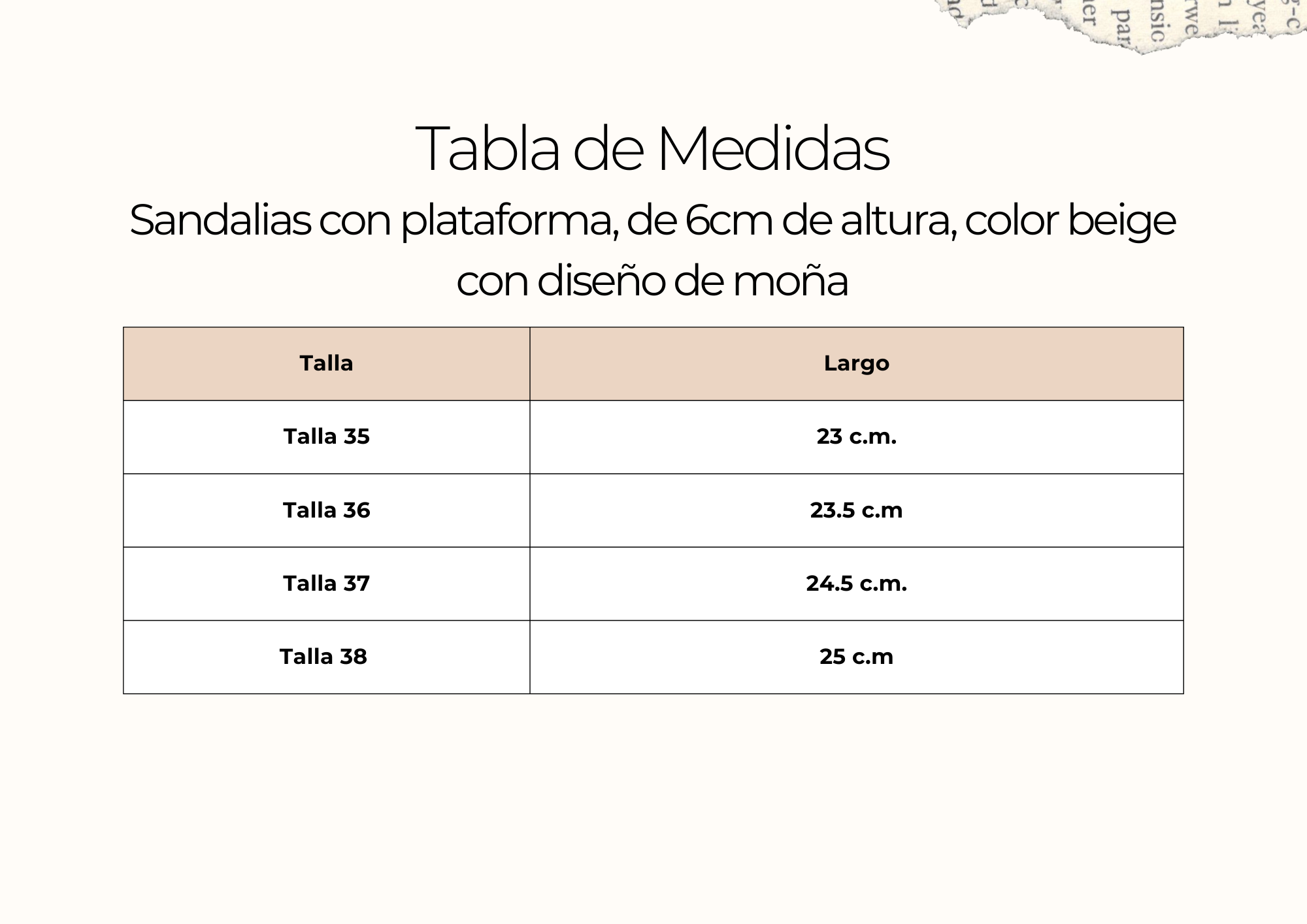 tallas