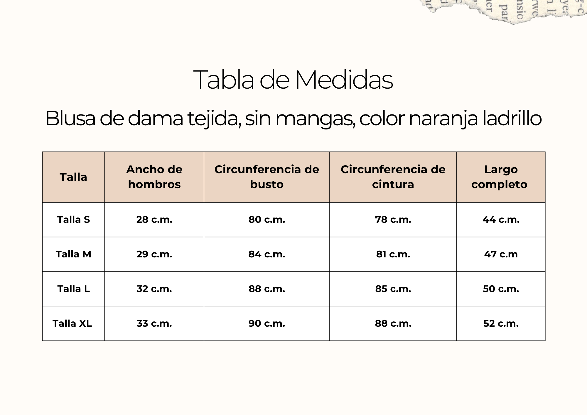 tallas