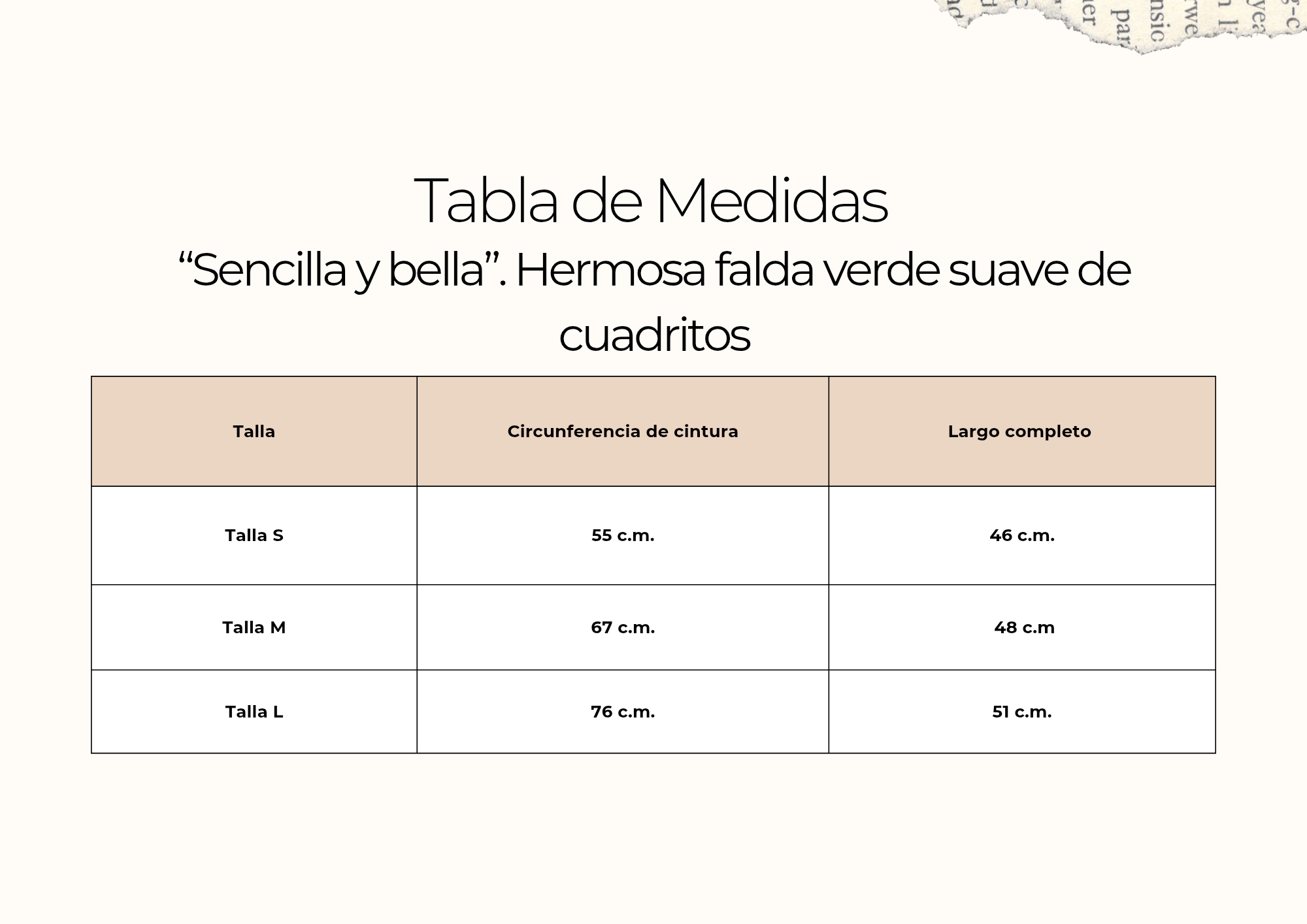 tallas
