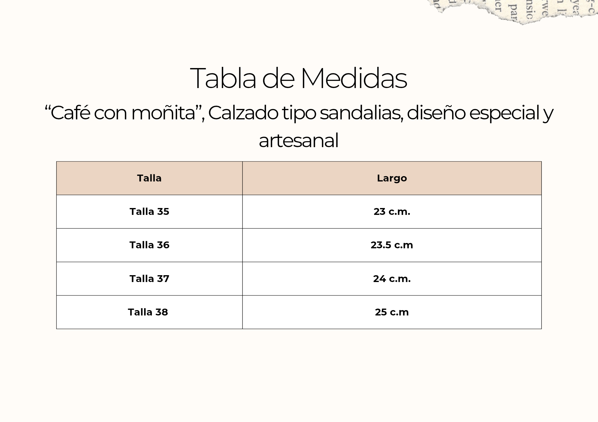tallas