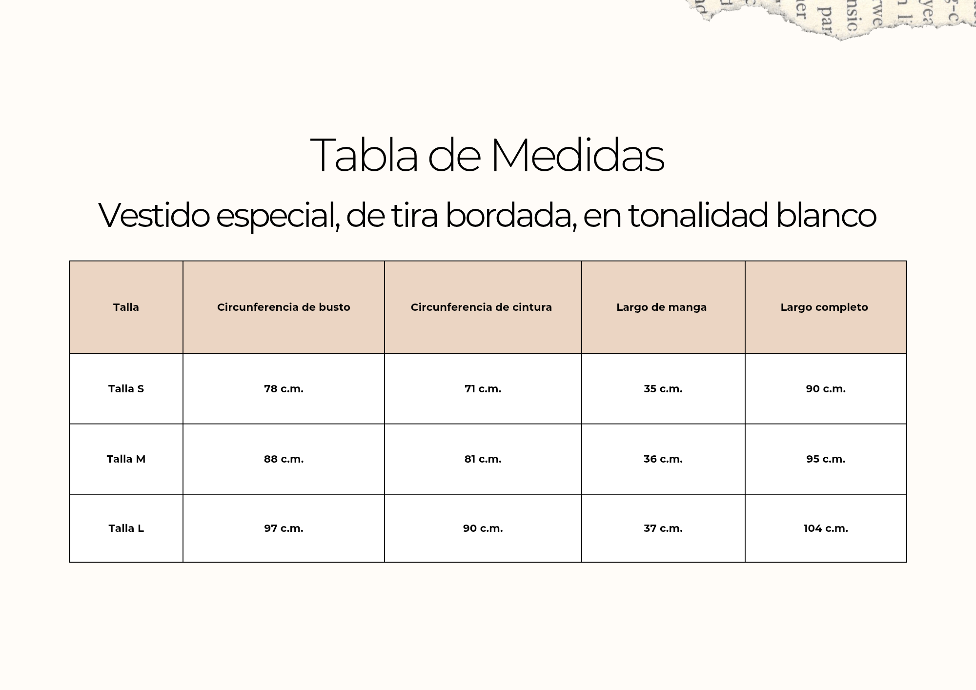 tallas