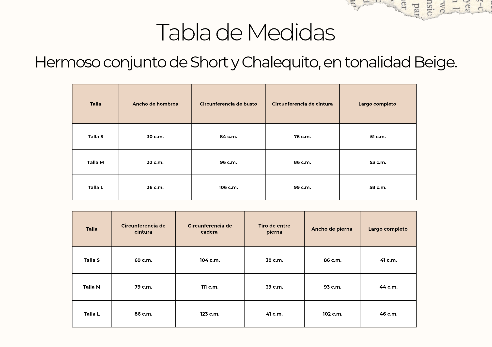 tallas