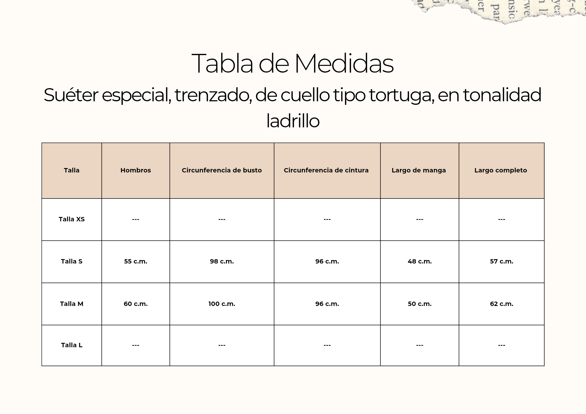 tallas
