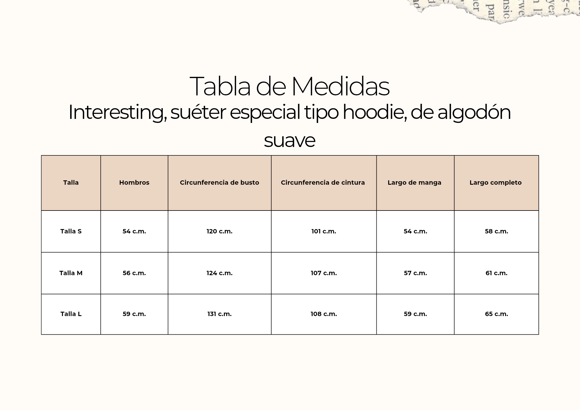 tallas