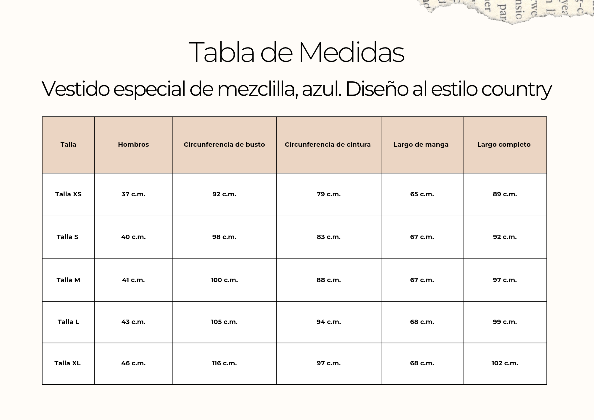 tallas