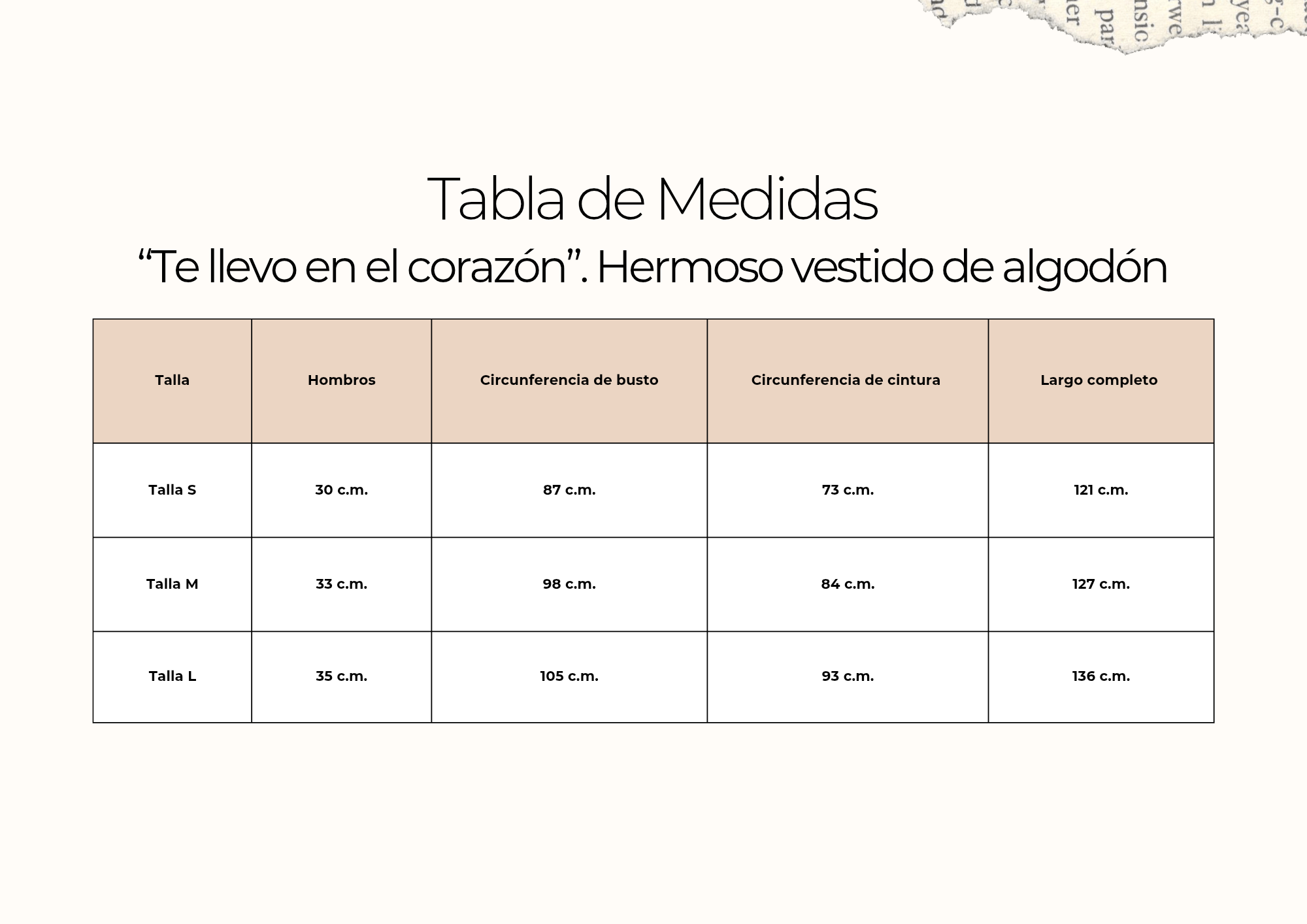 tallas