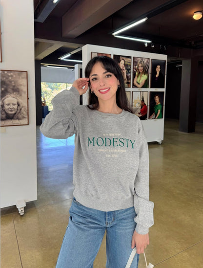 "Modesty", suéter para dama, de edición especial, estilo hoodie.