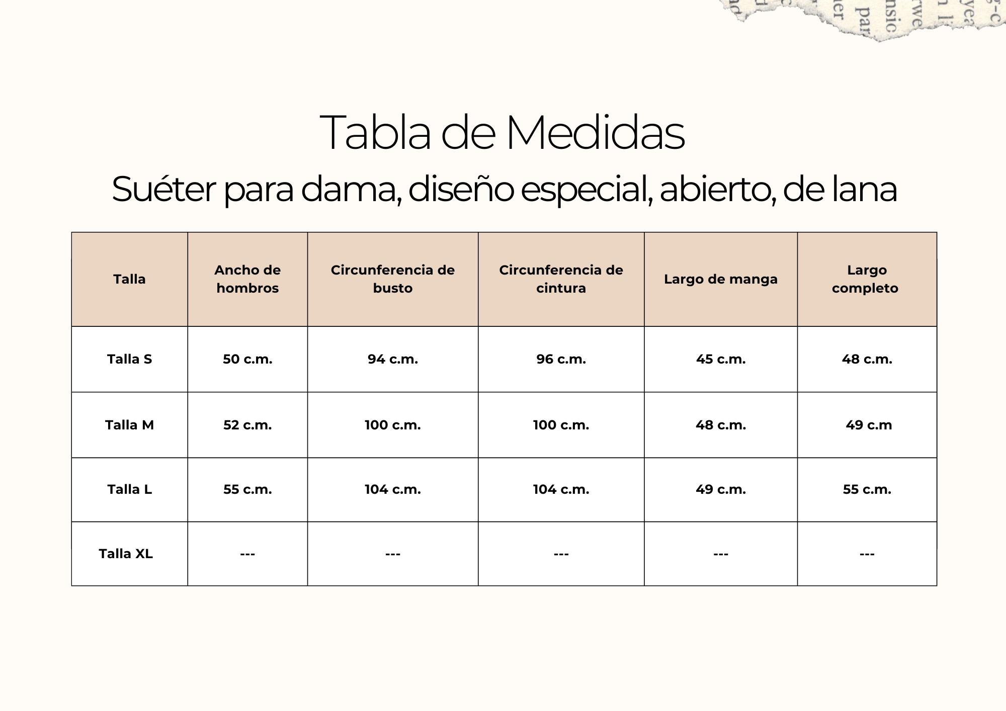 tallas