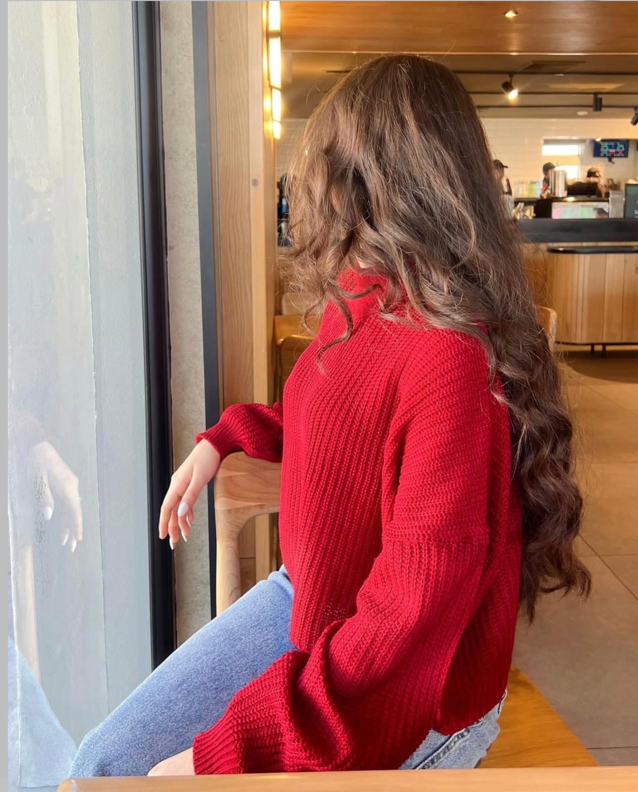 Suéter para dama, diseño especial pull over, nueva edición, tonalidad rojo vino.