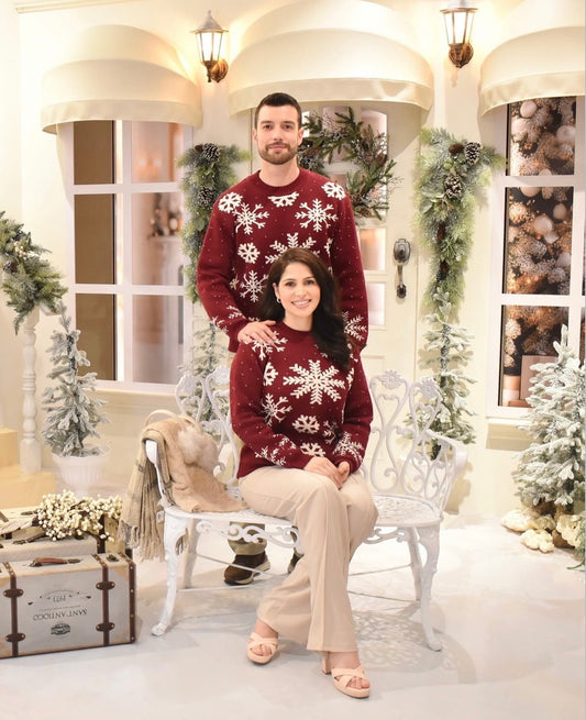 La verdadera razón de la Navidad. Suéter tejido para Damas y Caballeros, edición especial.