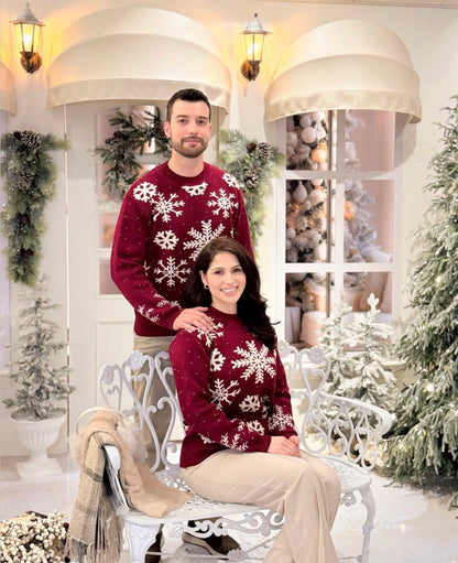 La verdadera razón de la Navidad. Suéter tejido para Damas y Caballeros, edición especial.