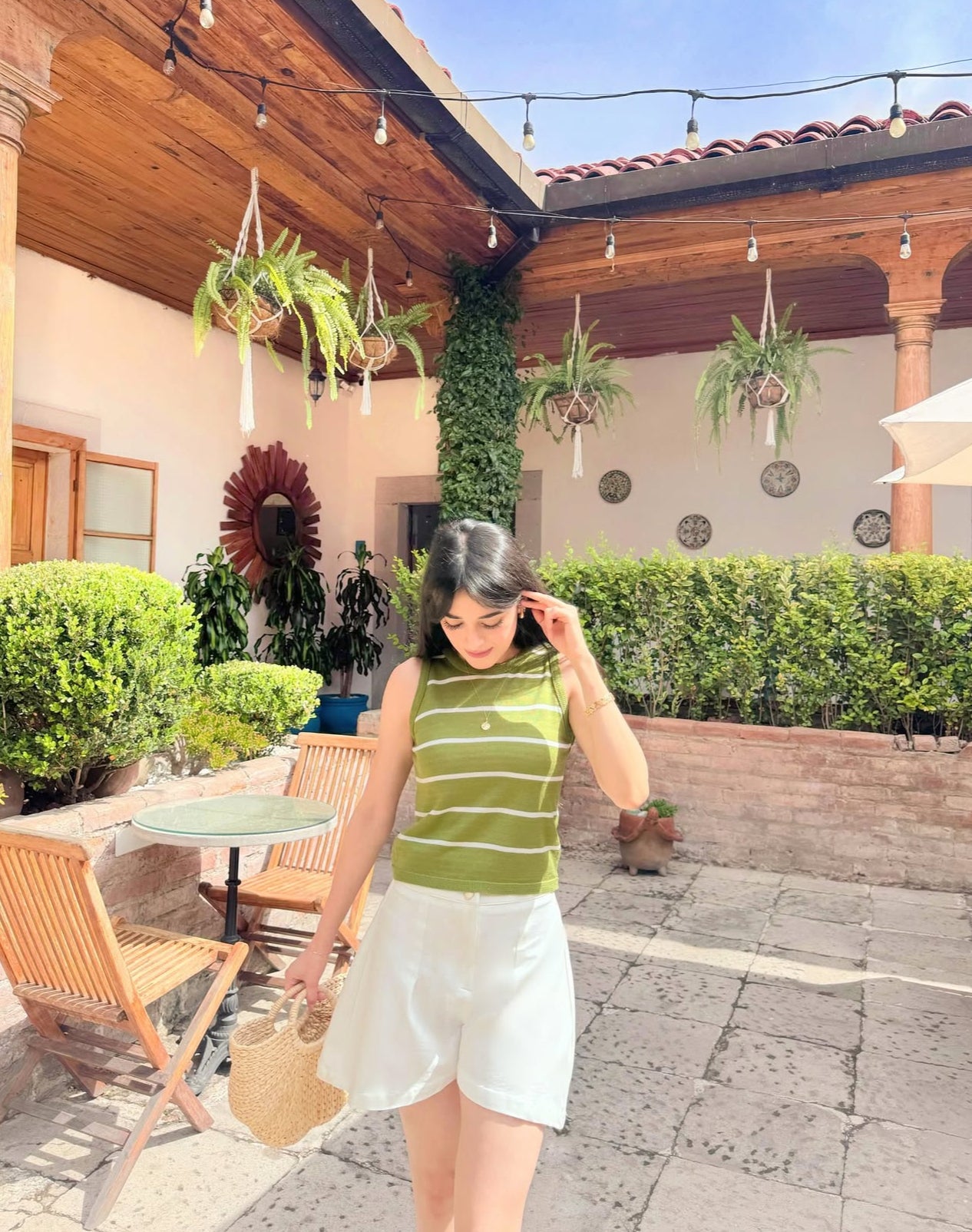 Short de tela, para dama, estilo pierna ancha, estrech.