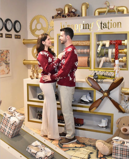 La verdadera razón de la Navidad. Suéter tejido para Damas y Caballeros, edición especial.