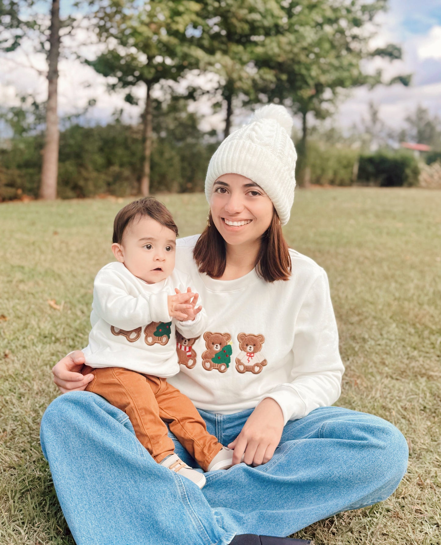Tierna Navidad. Suéter para niños, especial de algodón.