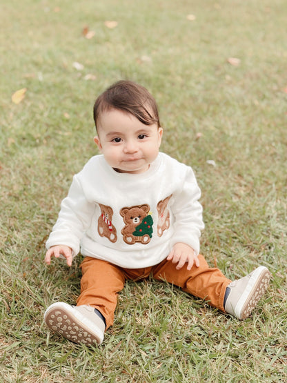Tierna Navidad. Suéter para niños, especial de algodón.