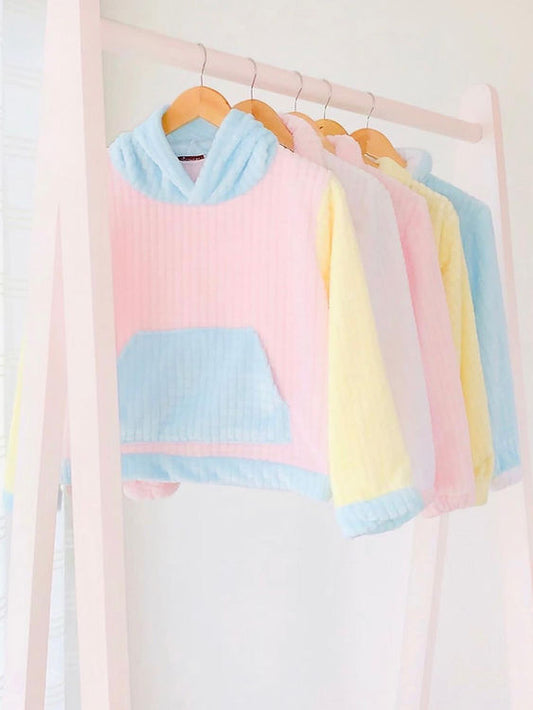 Cozy Sweater de borreguito, multicolor