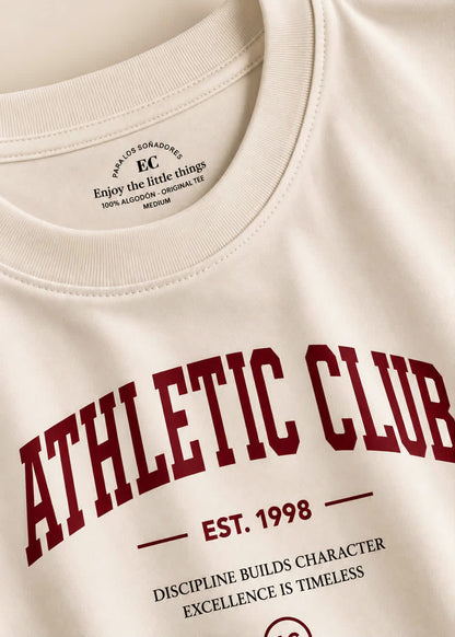 "Athletic Club", blusa tipo t-shirt, para dama, diseño oversize, de edición especial.