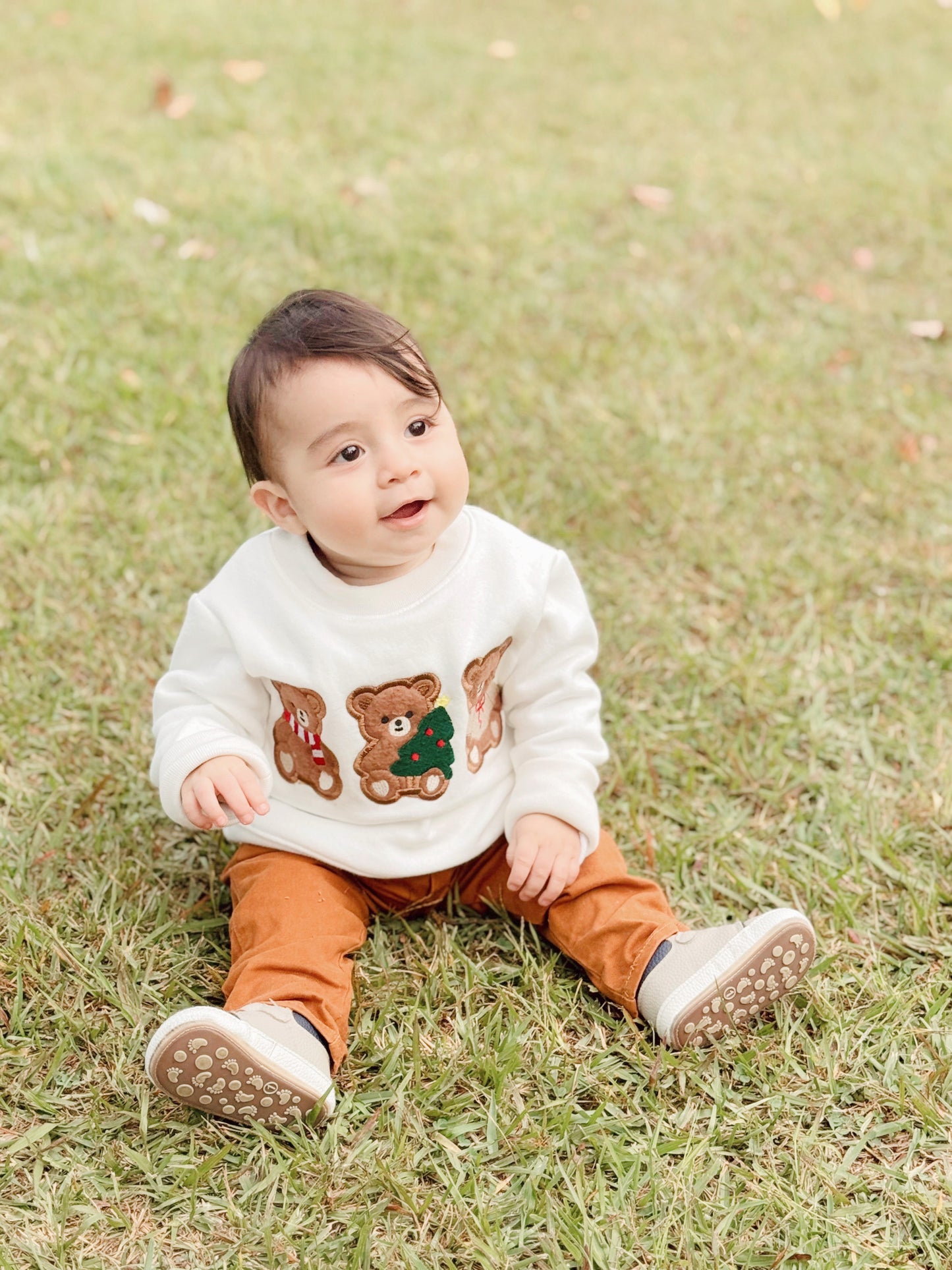 Tierna Navidad. Suéter para niños, especial de algodón.