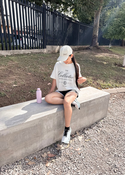 "The collective", blusa tipo t-shirt, para dama, diseño oversize, de edición especial.