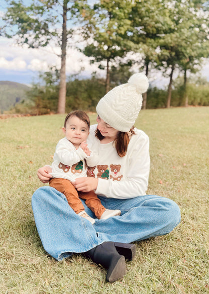 Tierna Navidad. Suéter para niños, especial de algodón.