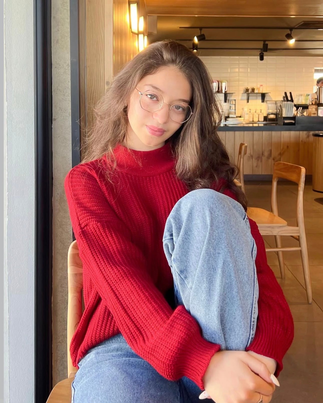 Suéter para dama, diseño especial pull over, nueva edición, tonalidad rojo vino.