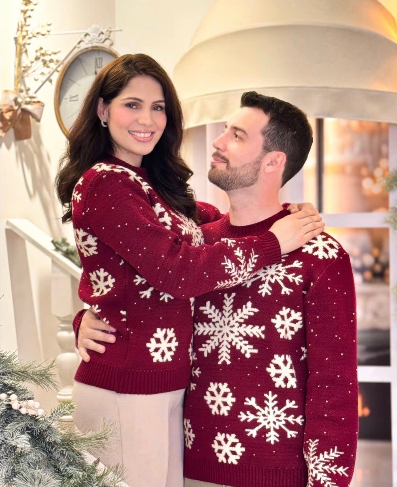 La verdadera razón de la Navidad. Suéter tejido para Damas y Caballeros, edición especial.