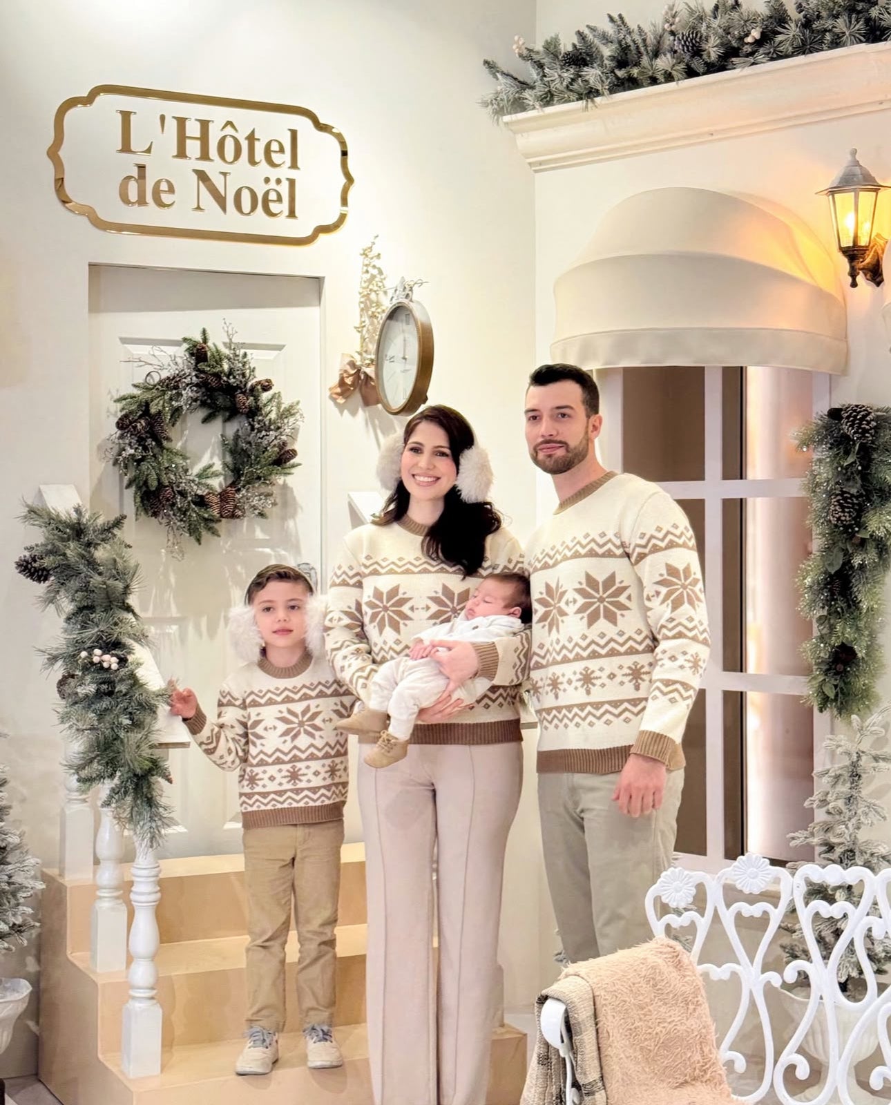 Recuerdos que permanecen eternos. Suéter tejido de Navidad, para niños, edición especial.