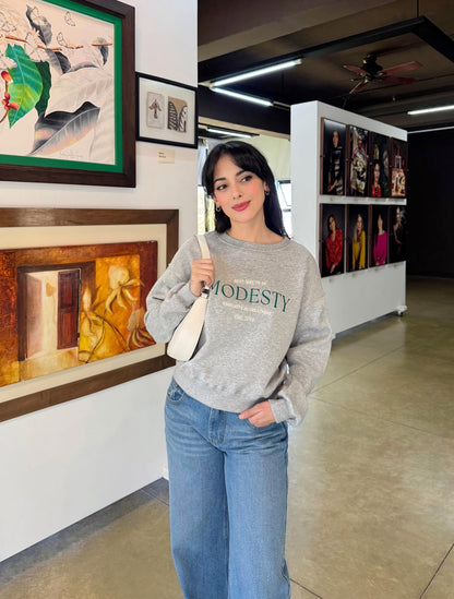 "Modesty", suéter para dama, de edición especial, estilo hoodie.