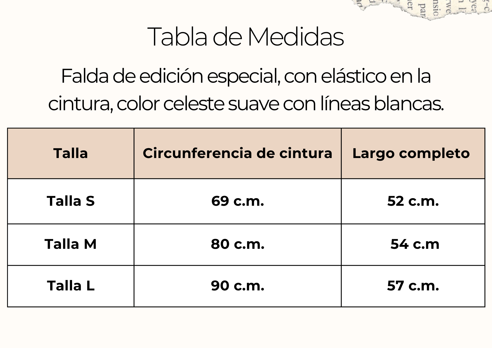 tallas