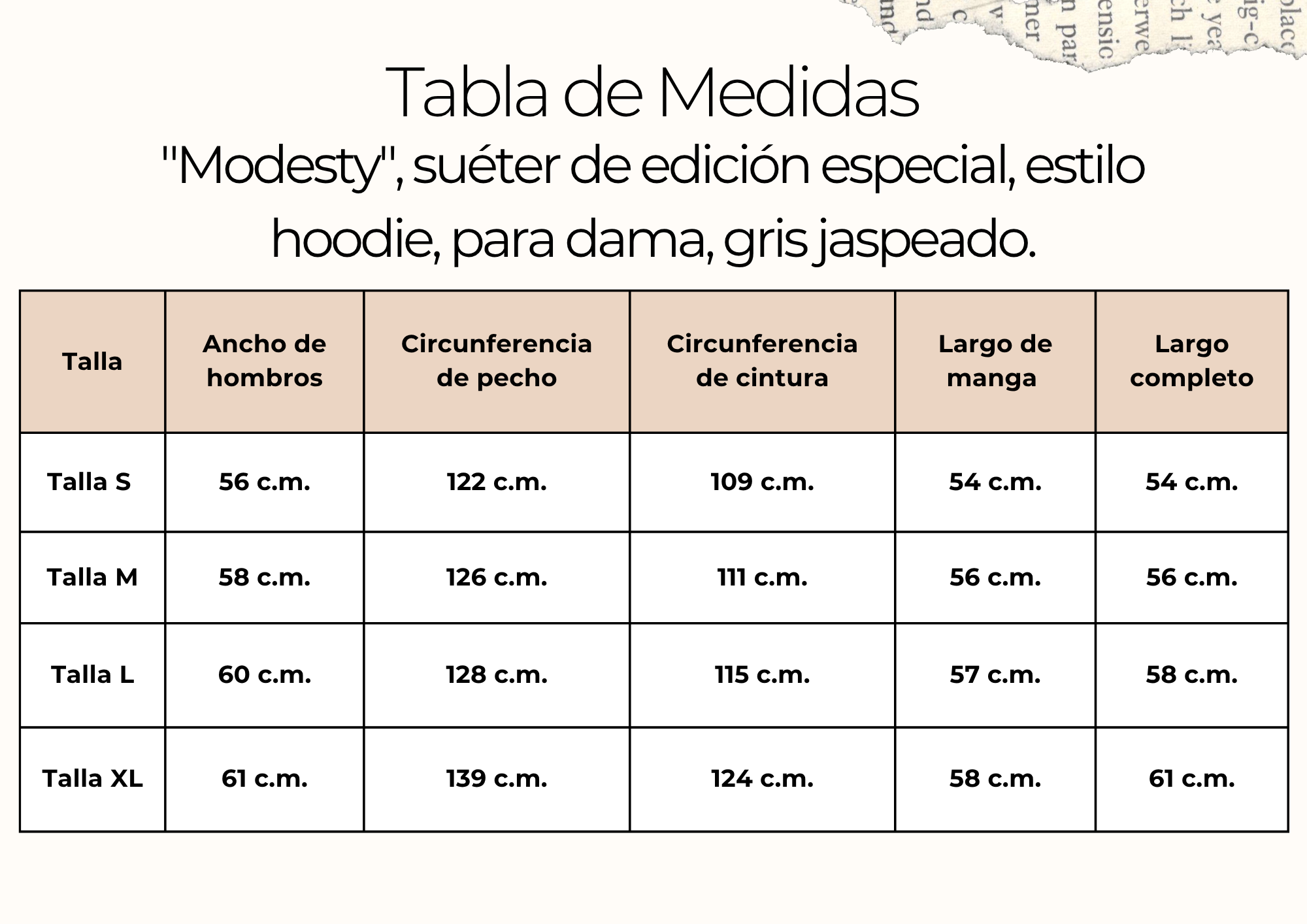tallas