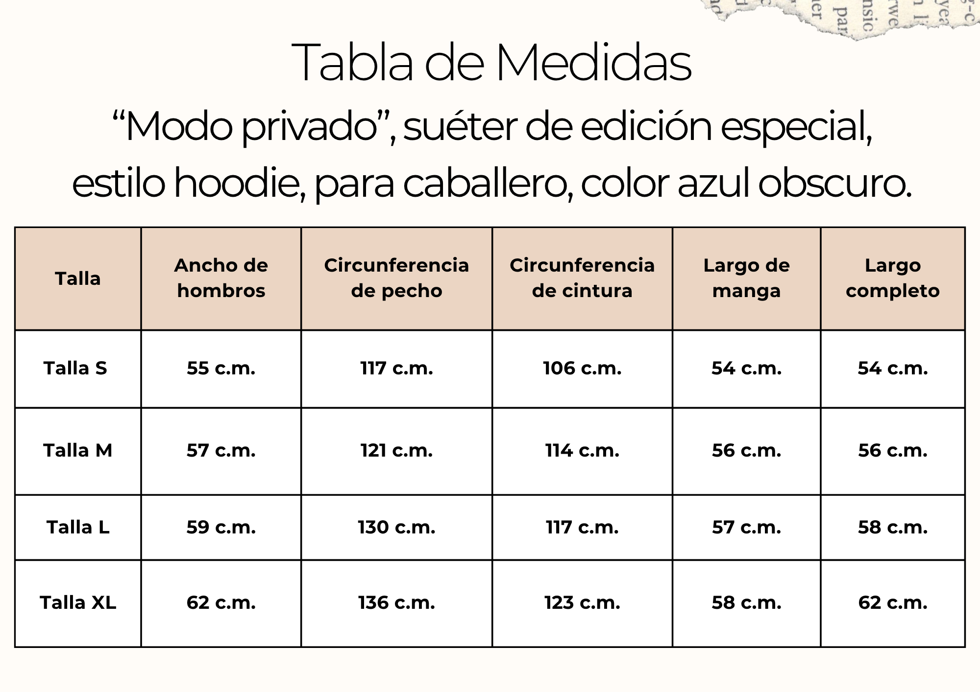 tallas