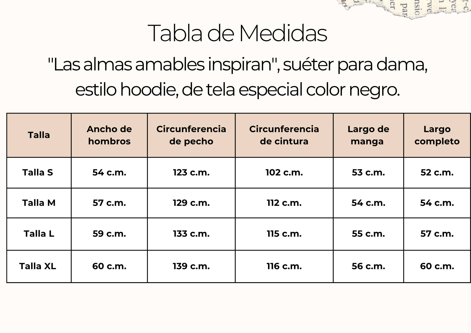 tallas