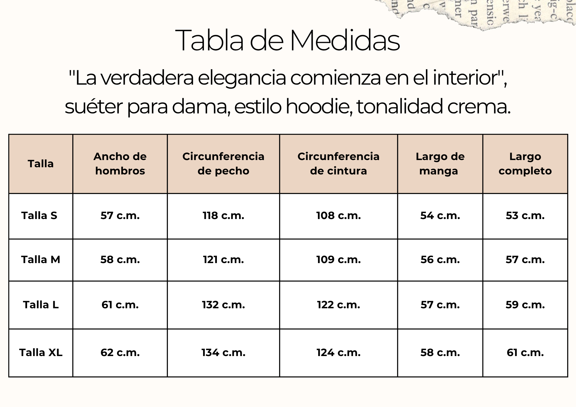 tallas