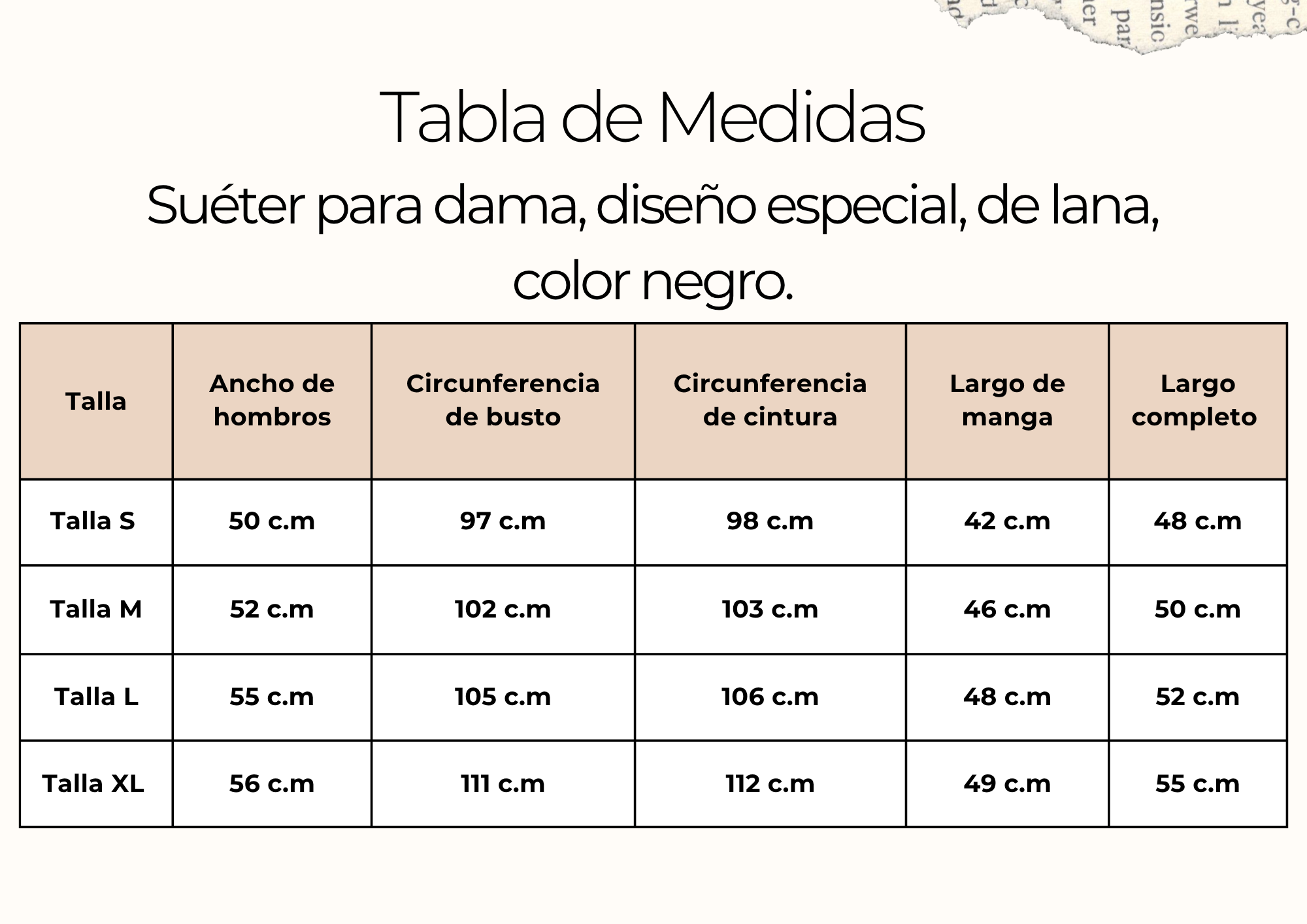 tallas