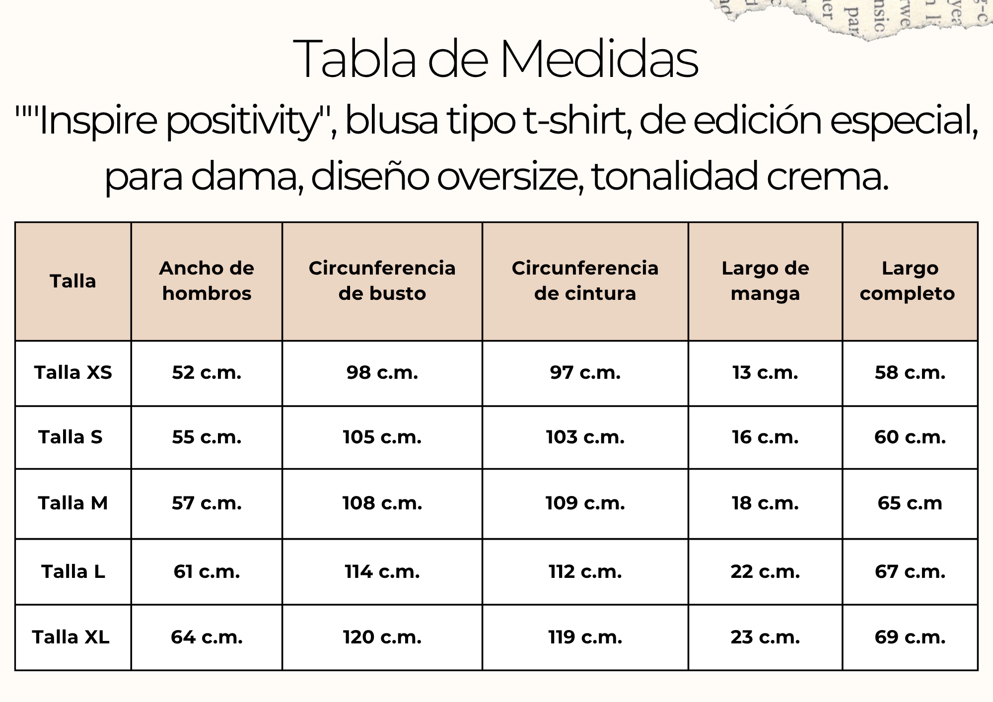 tallas
