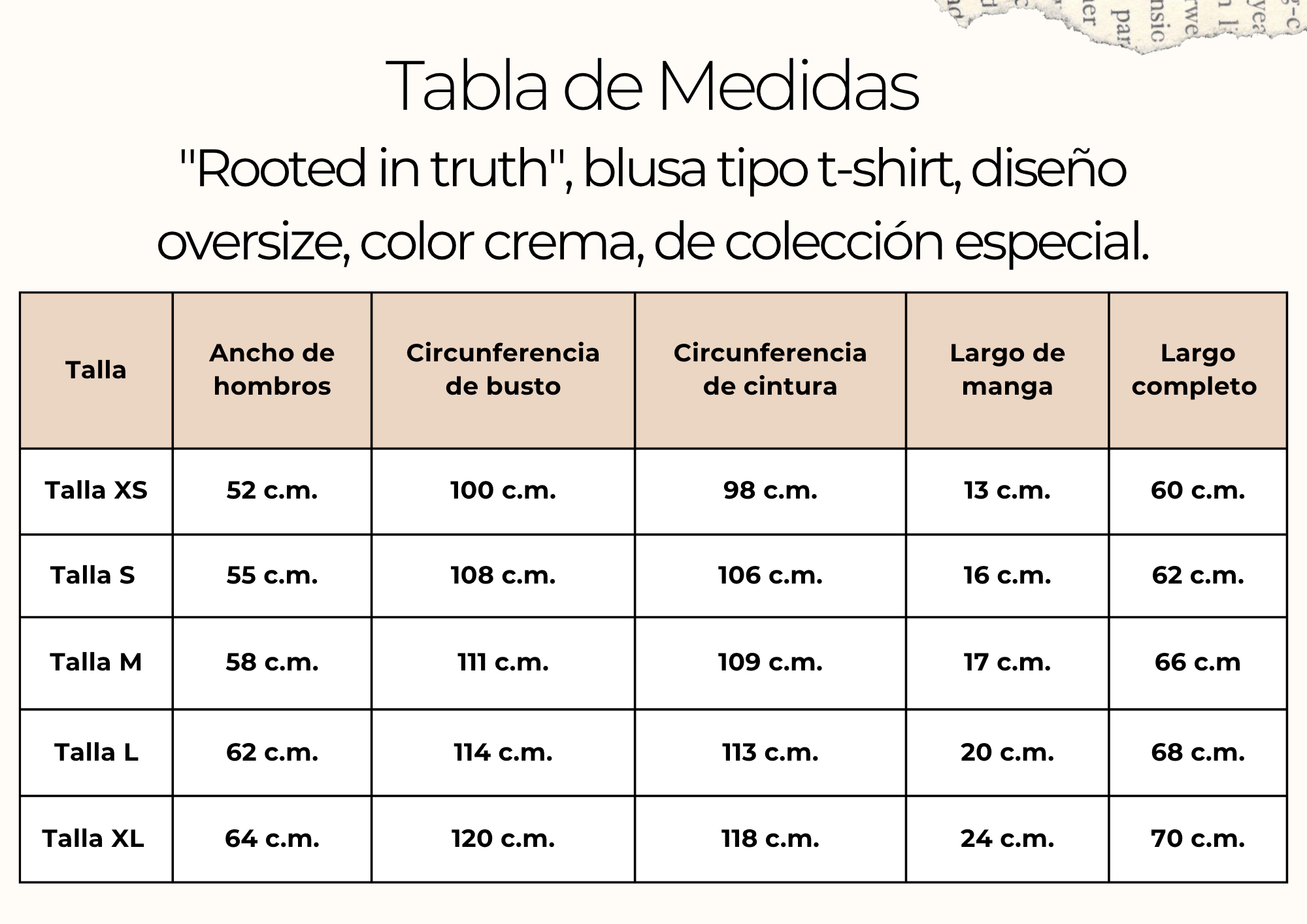tallas