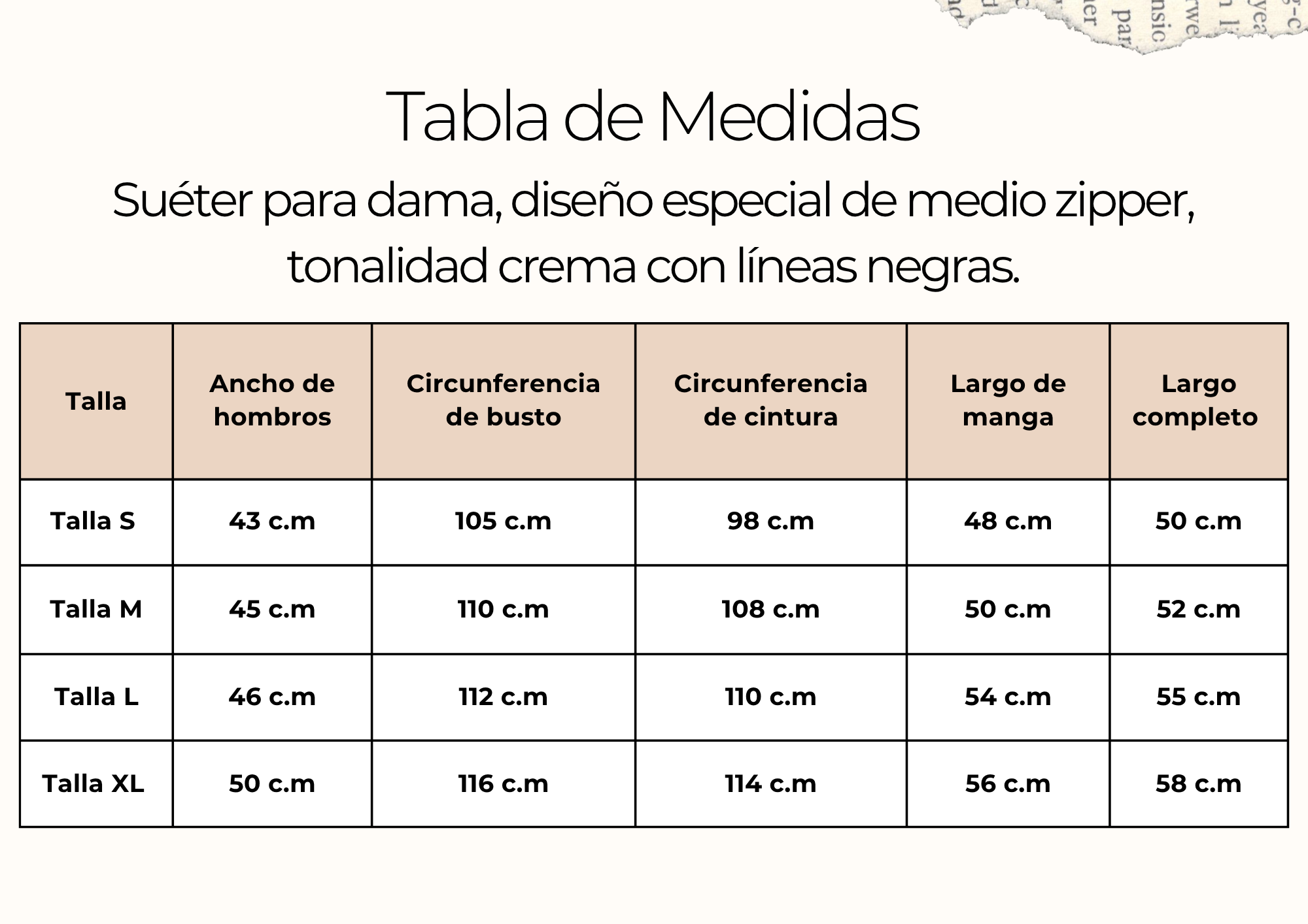 tallas