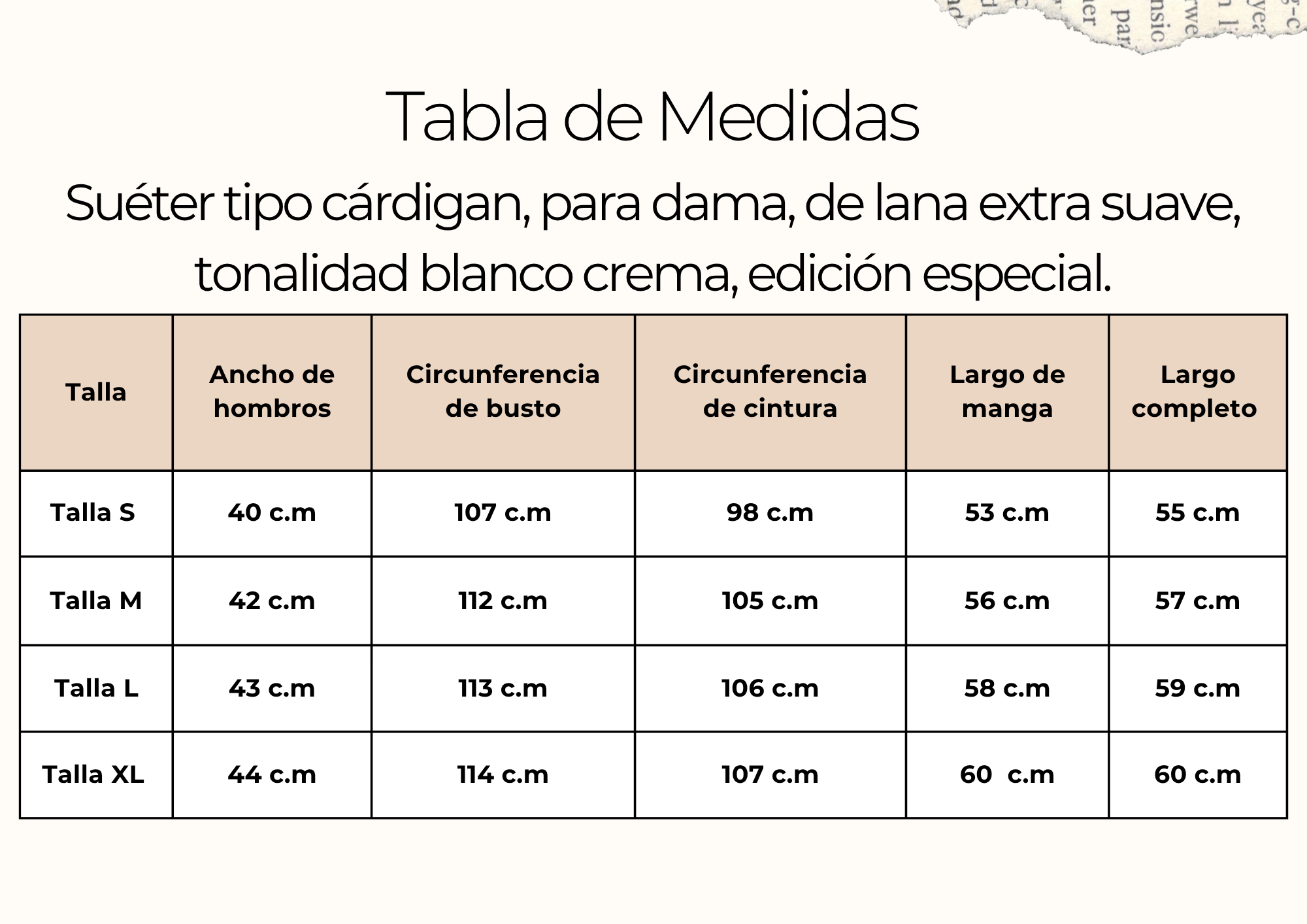 tallas