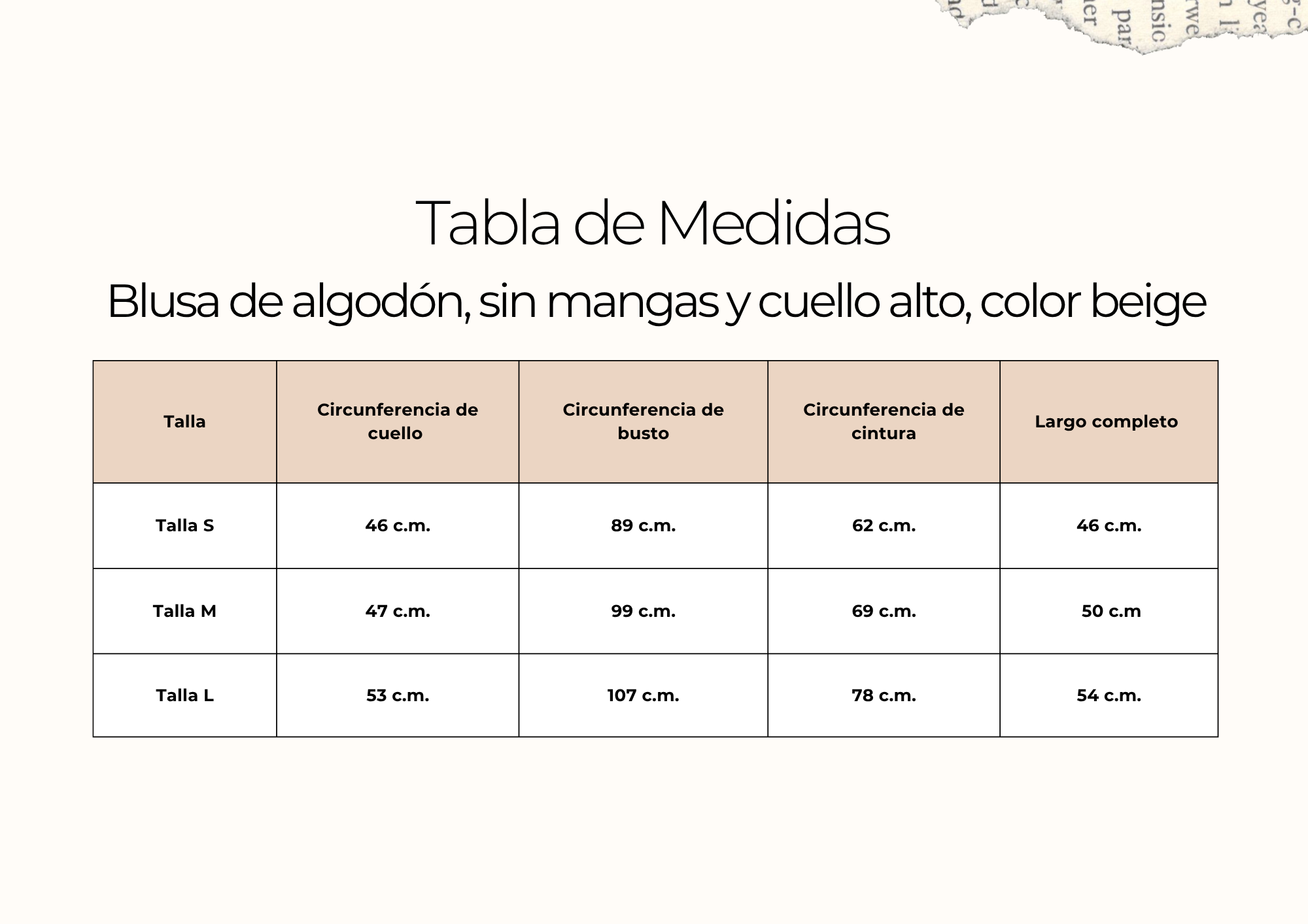 tallas