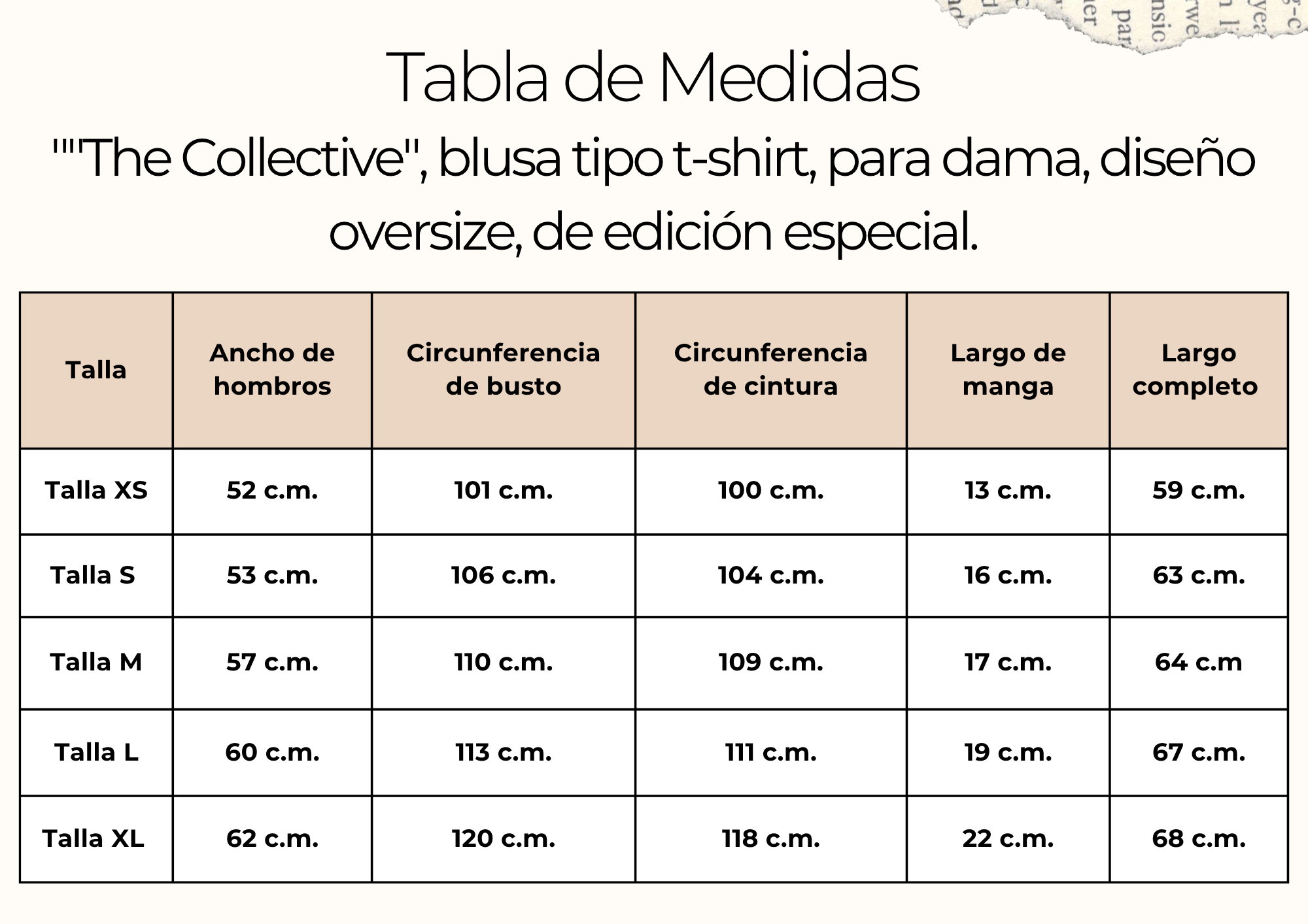 tallas