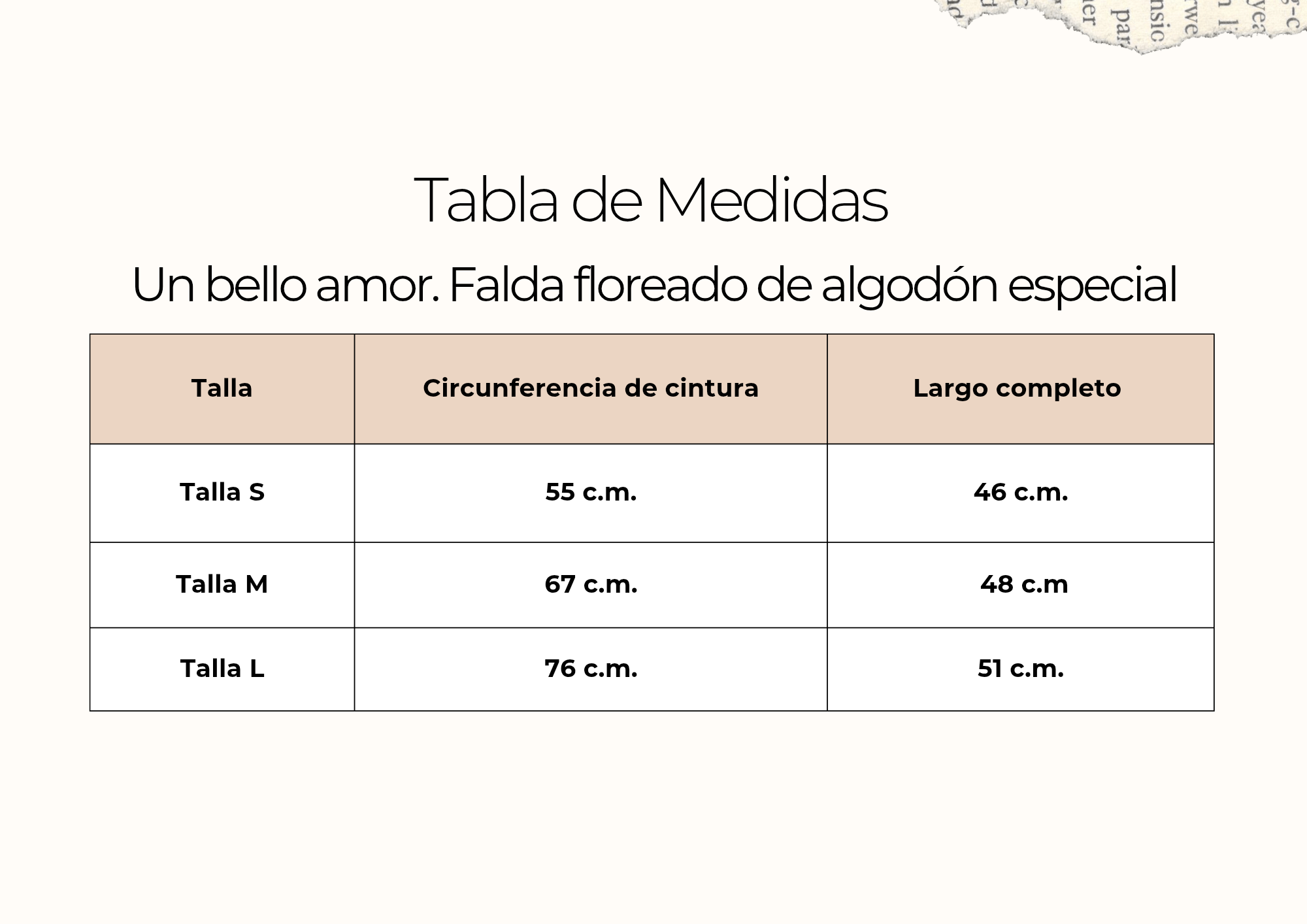 tallas