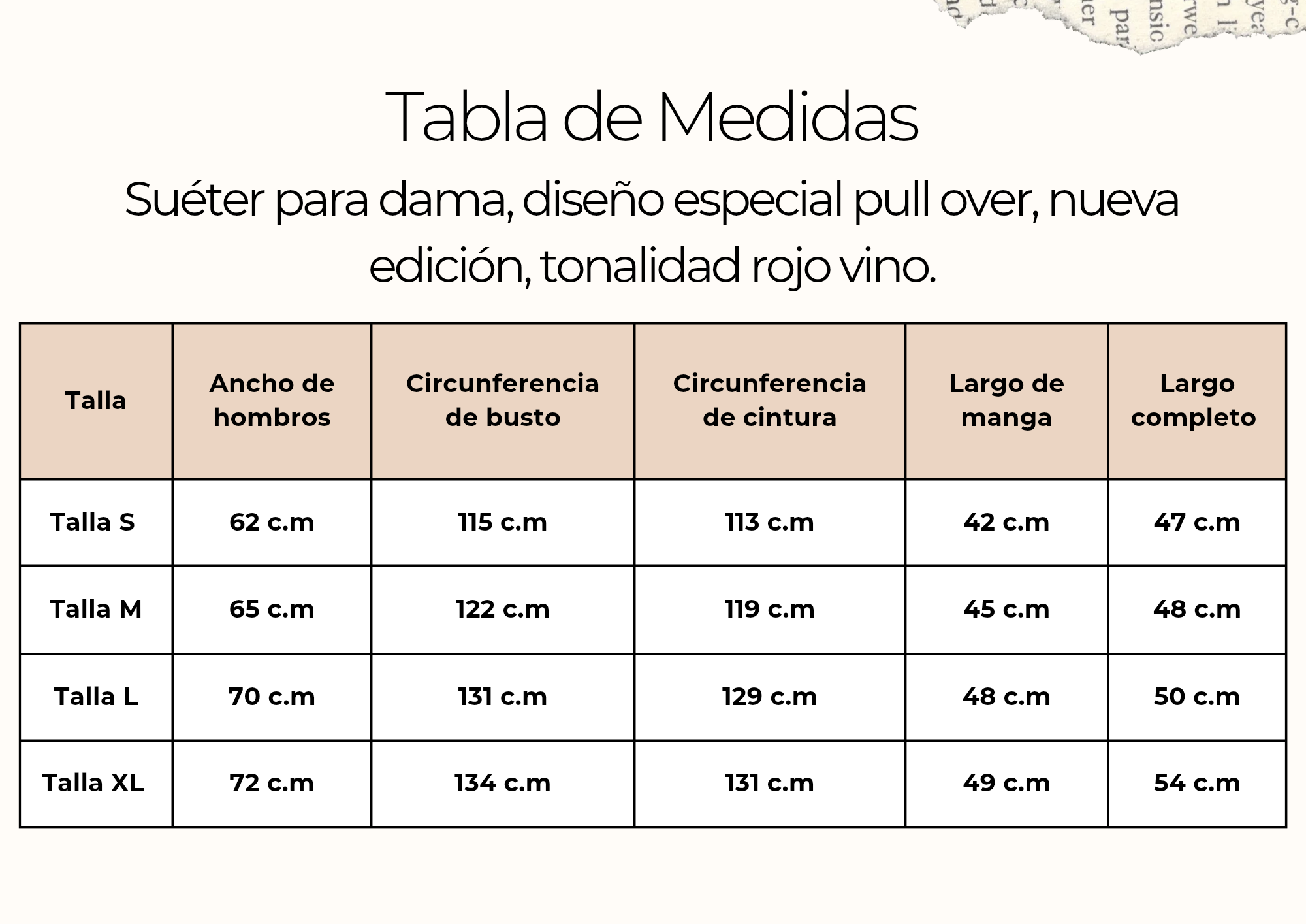 tallas